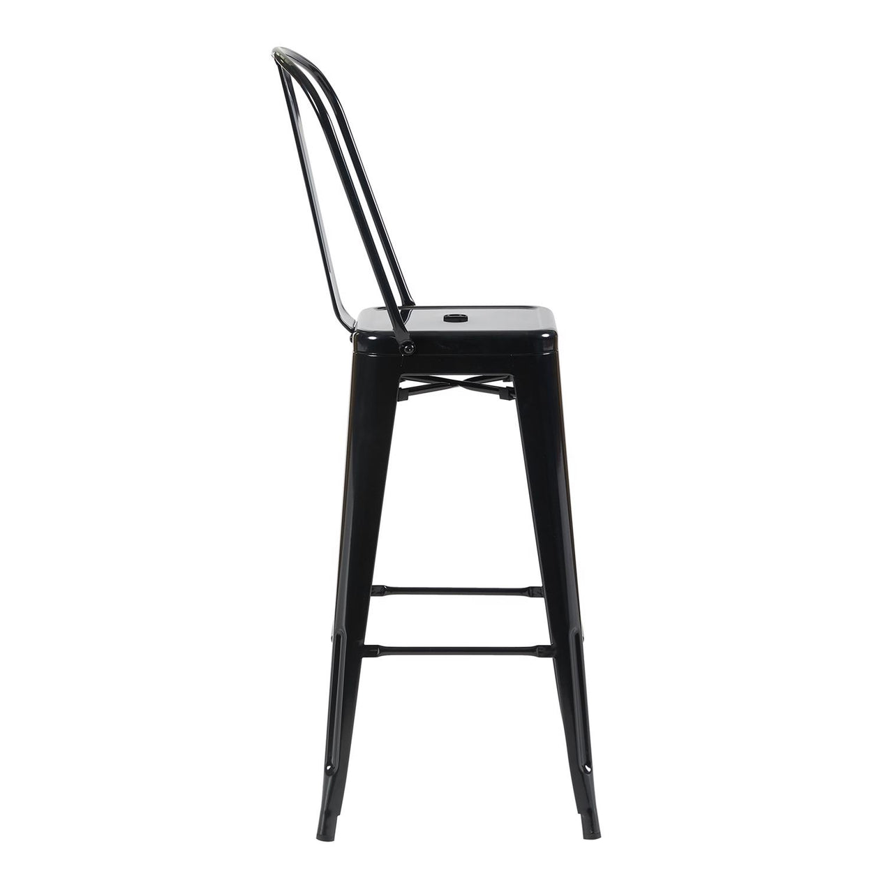Bistro Pack Of 4 30 Black Bar Chairs