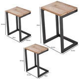 Nest of 3 Sofa Table - Assembled