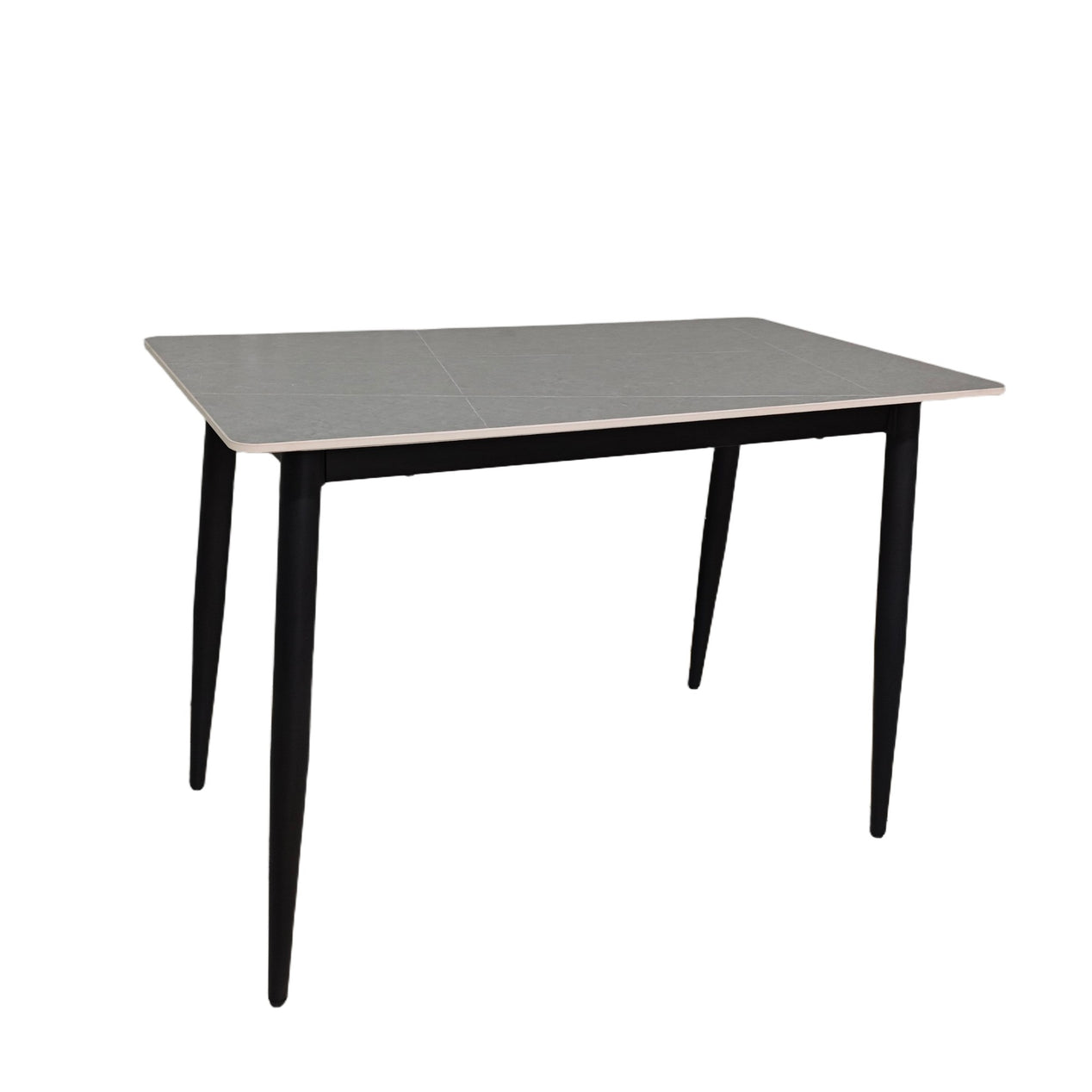 Nova Grey Dining Set with 4 Evie Green Chairs