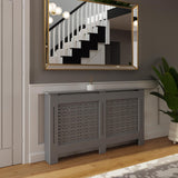 FWStyle Geometric Pattern Large Grey Radiator Cover