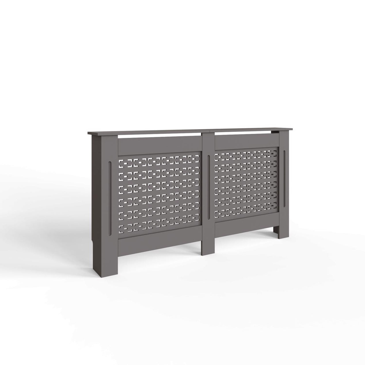FWStyle Geometric Pattern Large Grey Radiator Cover