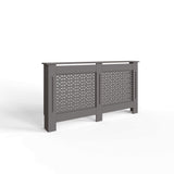 FWStyle Geometric Pattern Large Grey Radiator Cover