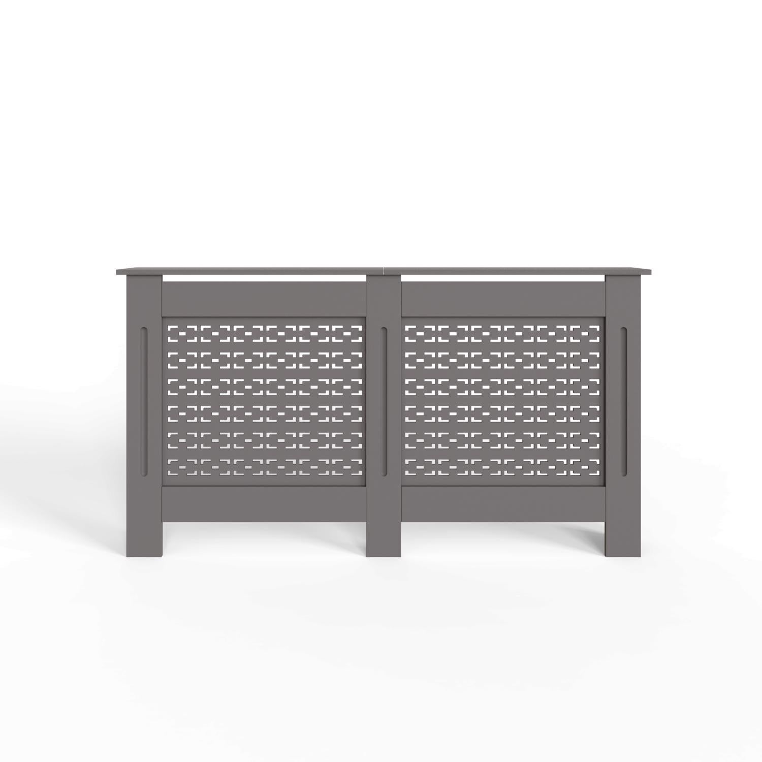 FWStyle Geometric Pattern Large Grey Radiator Cover