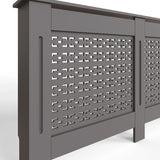 FWStyle Geometric Pattern Large Grey Radiator Cover