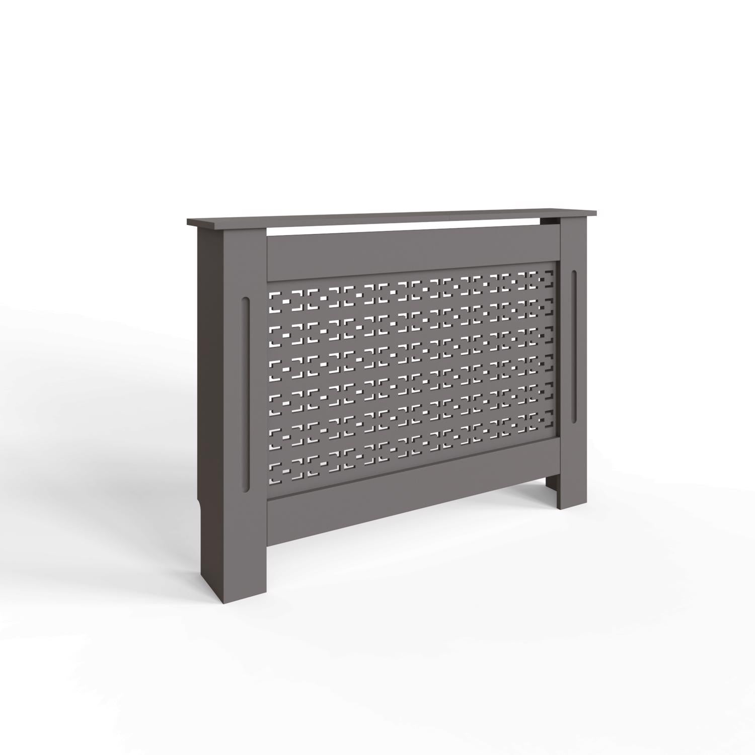 FWStyle Geometric Pattern Medium Grey Radiator Cover