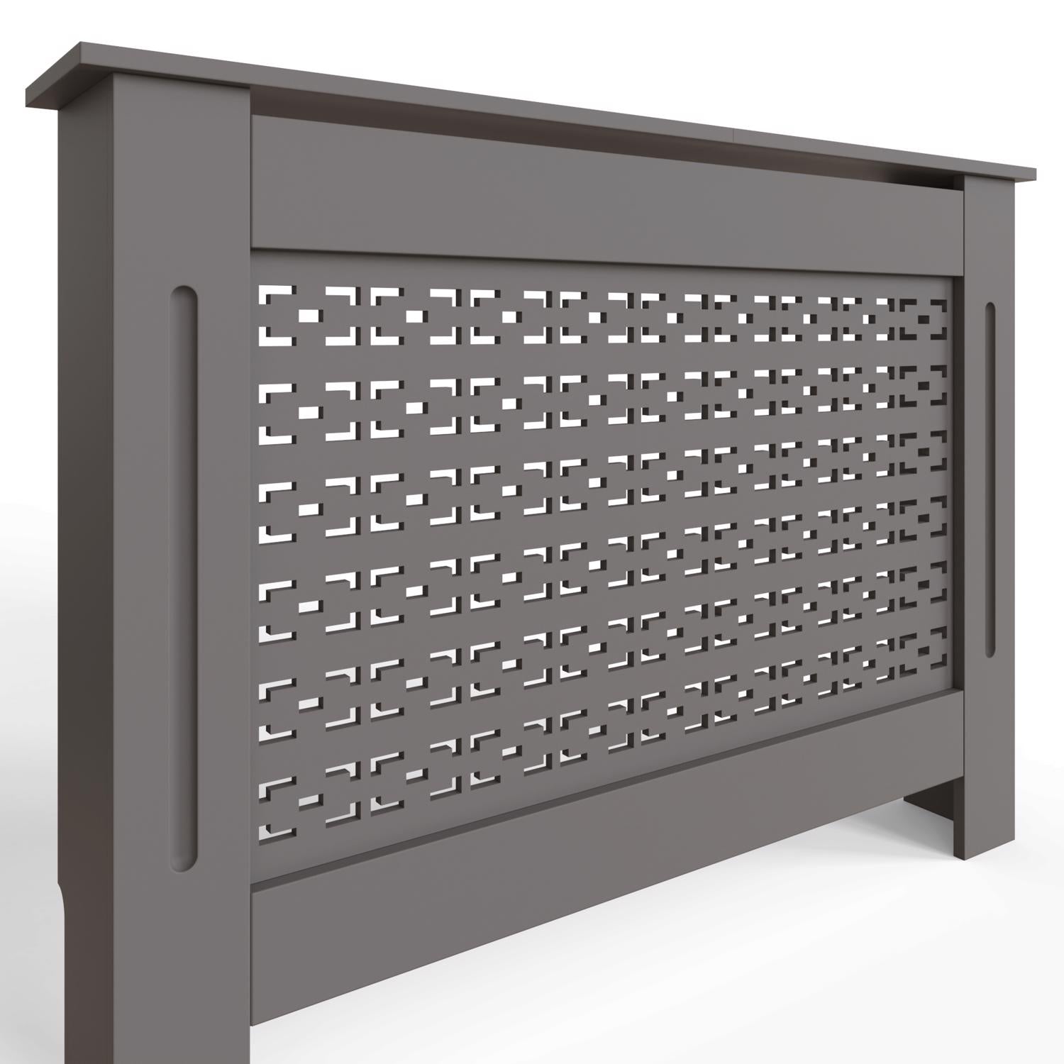 FWStyle Geometric Pattern Medium Grey Radiator Cover