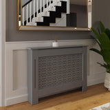 FWStyle Geometric Pattern Medium Grey Radiator Cover