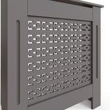 FWStyle Geometric Pattern Small Grey Radiator Cover