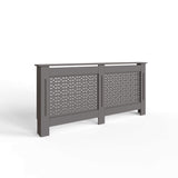 FWStyle Geometric Pattern Extra Large Grey Radiator Cover
