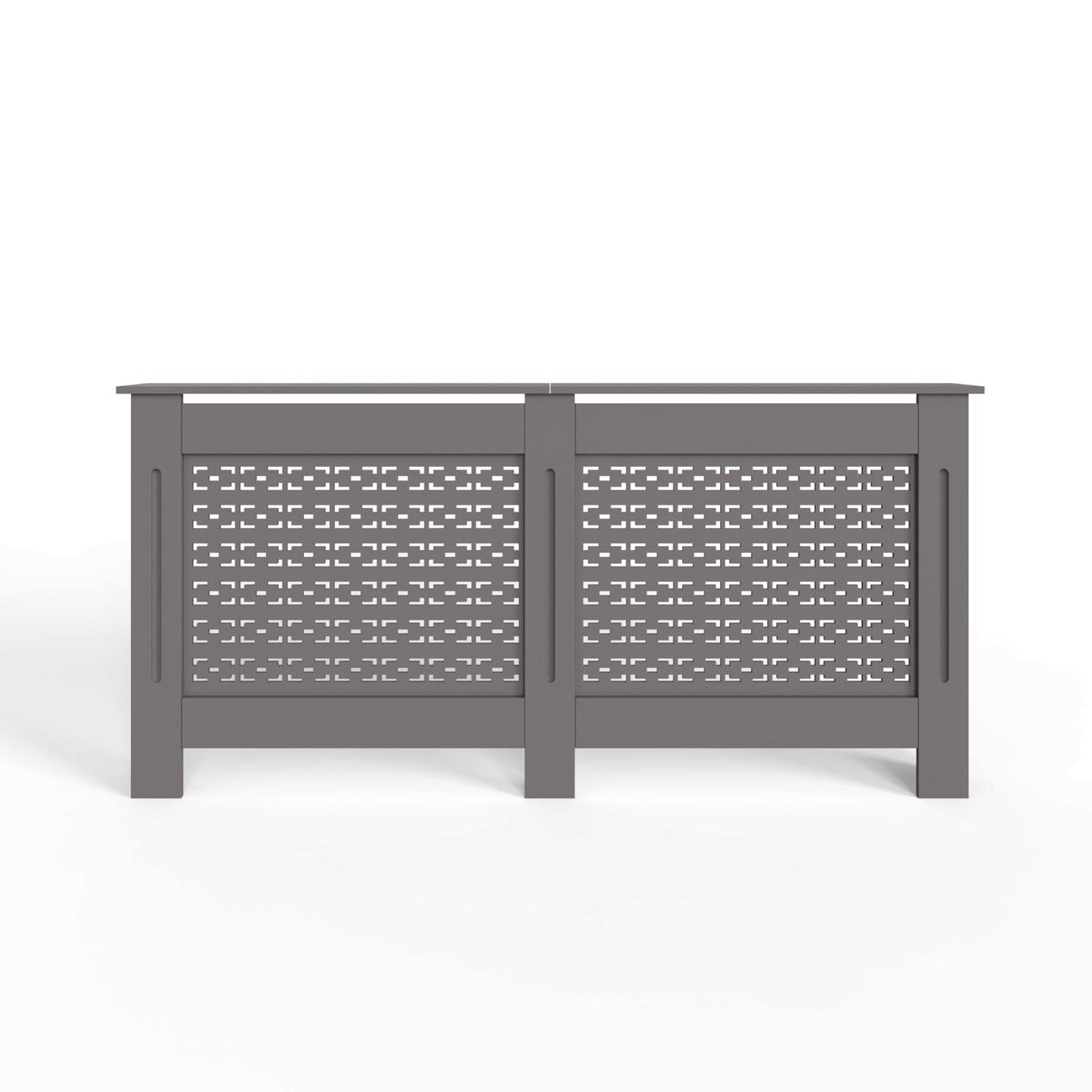 FWStyle Geometric Pattern Extra Large Grey Radiator Cover