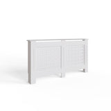 FWStyle Geometric Pattern Large White Radiator Cover