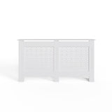 FWStyle Geometric Pattern Large White Radiator Cover