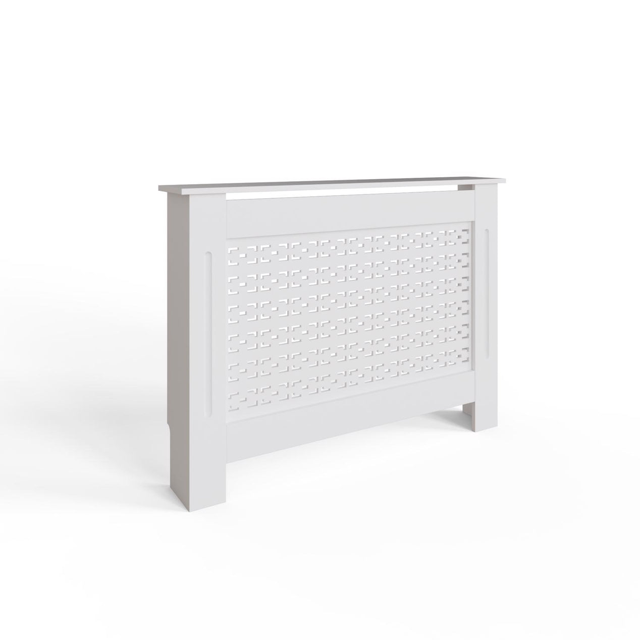 FWStyle Geometric Pattern Medium White Radiator Cover