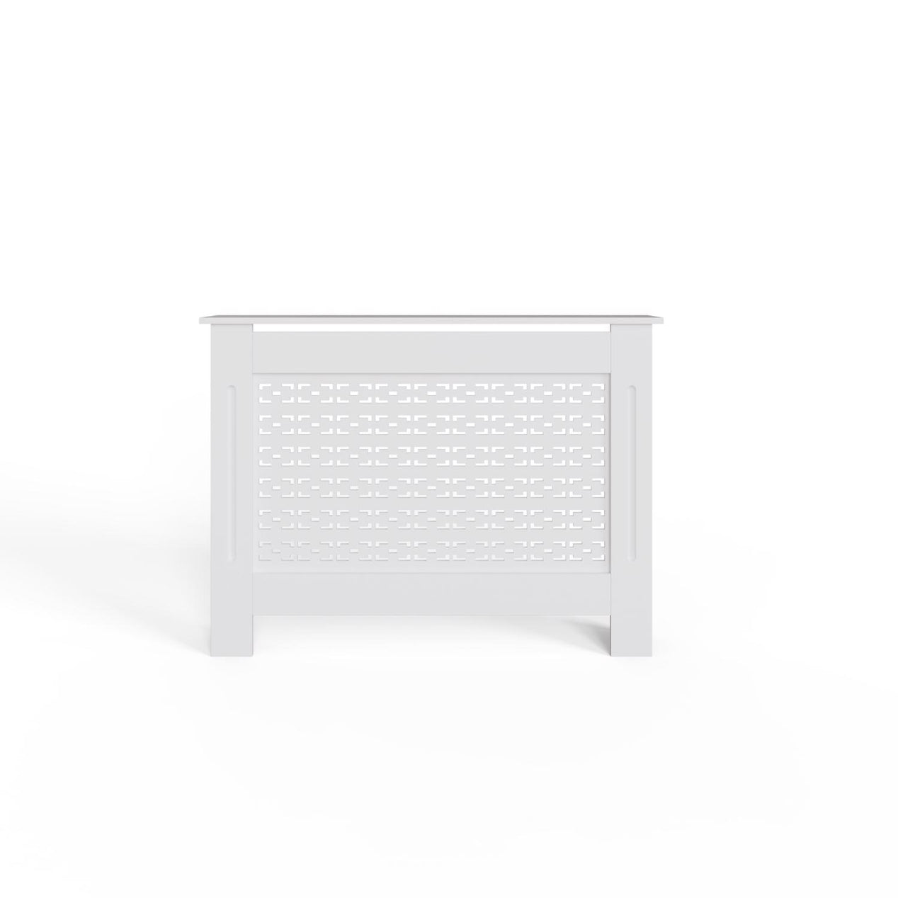 FWStyle Geometric Pattern Medium White Radiator Cover