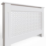 FWStyle Geometric Pattern Medium White Radiator Cover