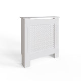 FWStyle Geometric Pattern Small White Radiator Cover
