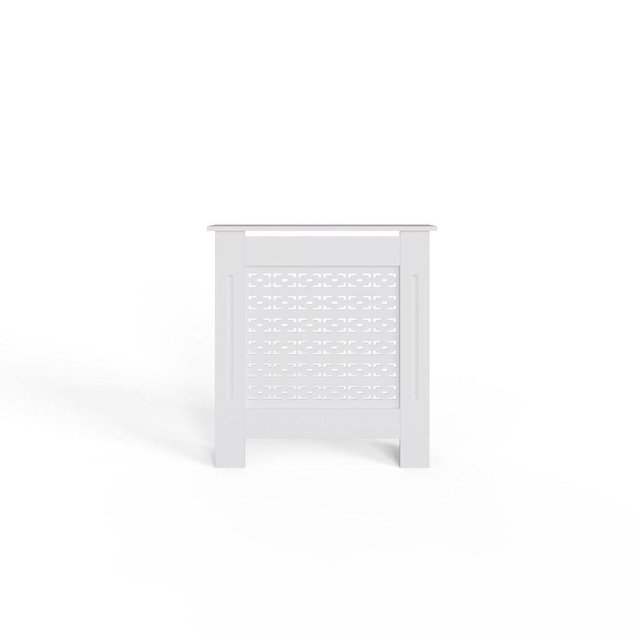 FWStyle Geometric Pattern Small White Radiator Cover