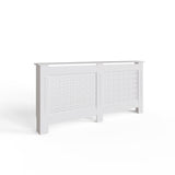 FWStyle Geometric Pattern Extra Large White Radiator Cover
