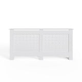 FWStyle Geometric Pattern Extra Large White Radiator Cover