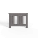 FWStyle Vertical Slat Medium MDF Grey Radiator Cover