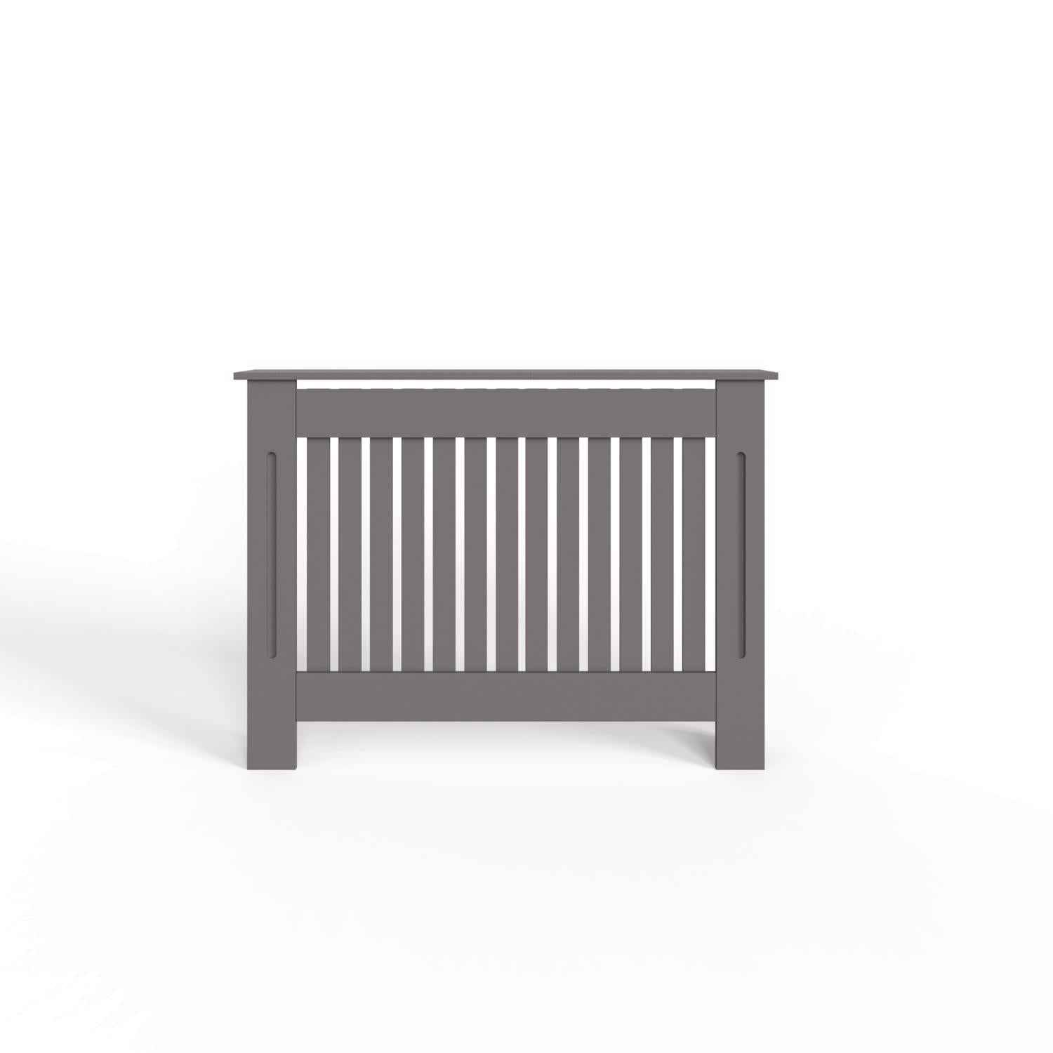 FWStyle Vertical Slat Medium MDF Grey Radiator Cover