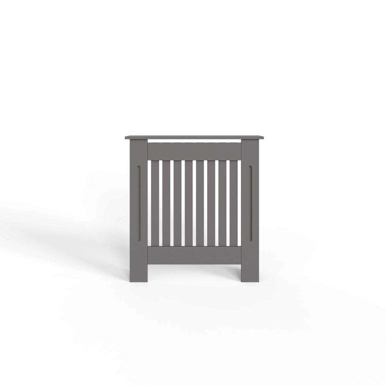 FWStyle Vertical Slat Small MDF Grey Radiator Cover