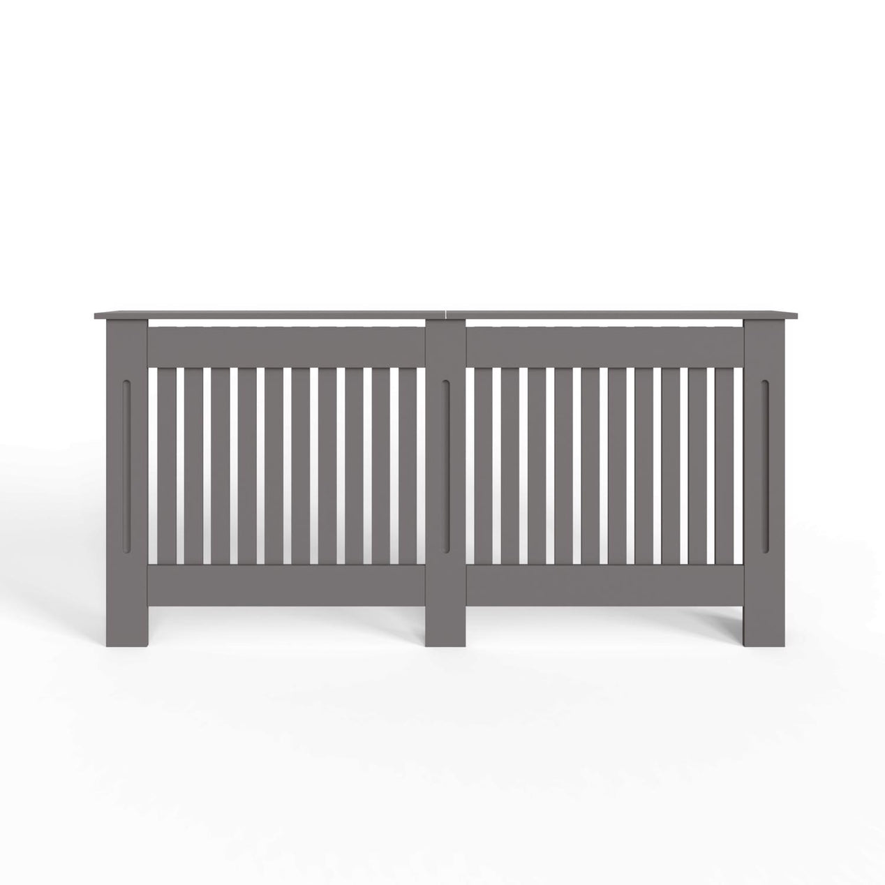 FWStyle Vertical Slat Extra Large MDF Grey Radiator Cover