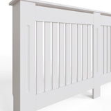 FWStyle Vertical Slat Large MDF White Radiator Cover