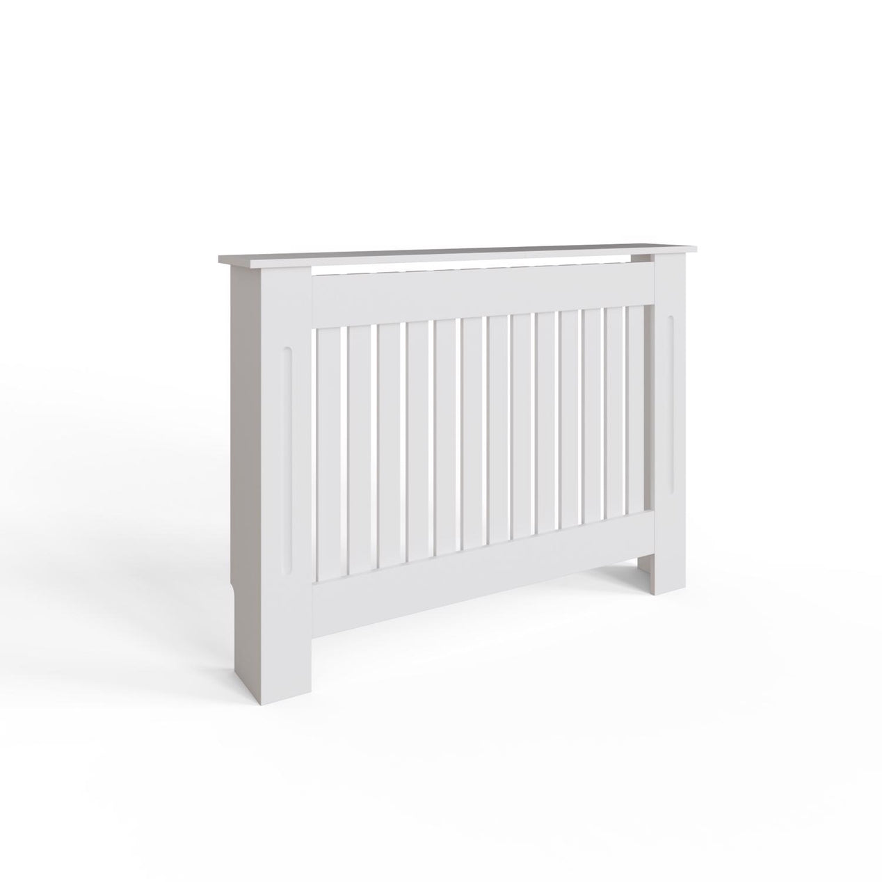 FWStyle Vertical Slat Medium MDF White Radiator Cover