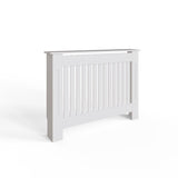 FWStyle Vertical Slat Medium MDF White Radiator Cover