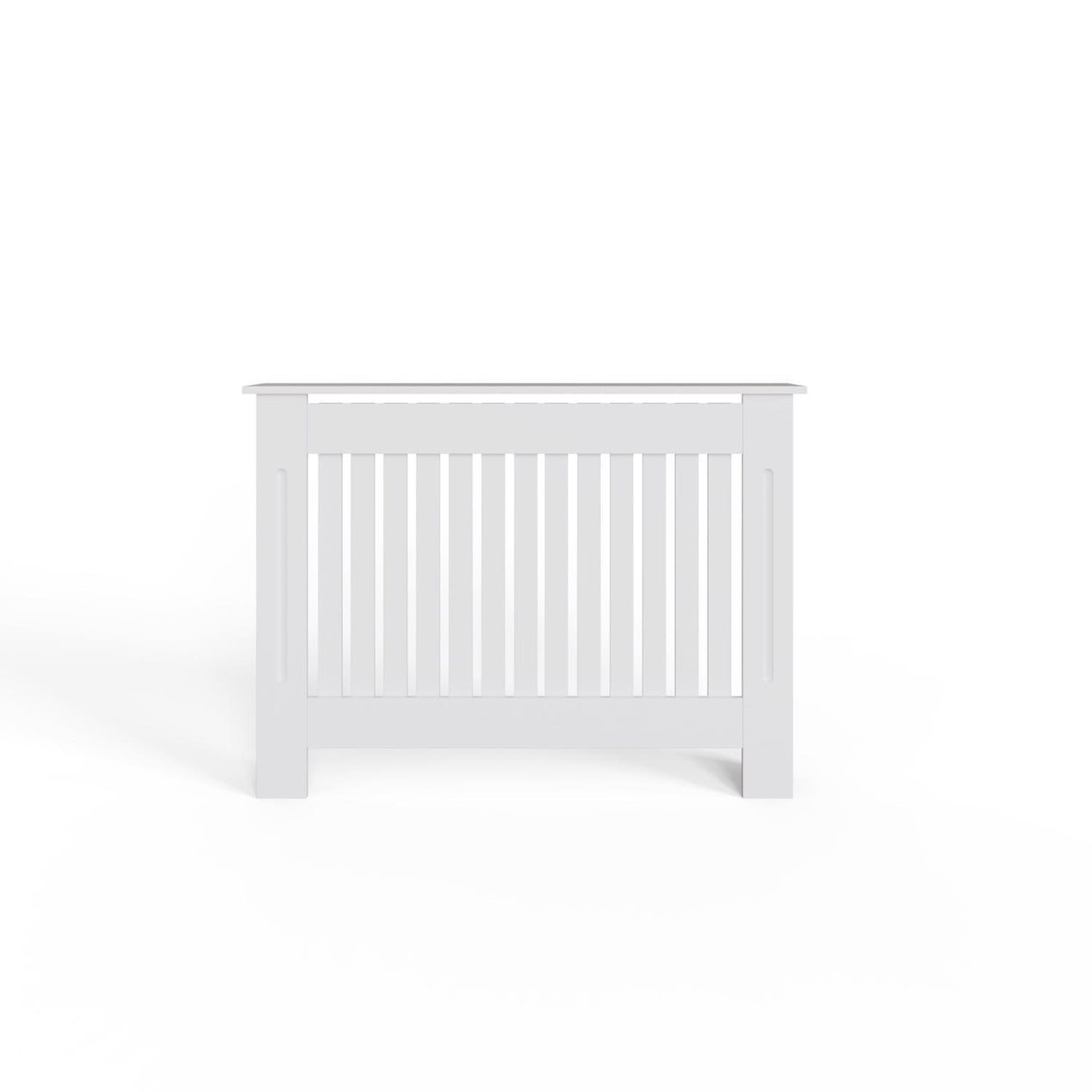 FWStyle Vertical Slat Medium MDF White Radiator Cover
