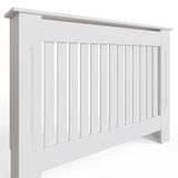 FWStyle Vertical Slat Medium MDF White Radiator Cover