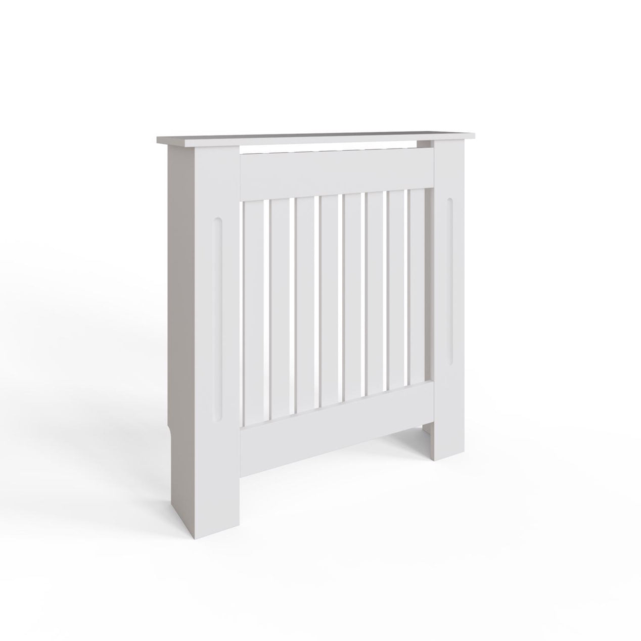 FWStyle Vertical Slat Small MDF White Radiator Cover