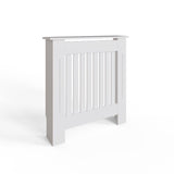 FWStyle Vertical Slat Small MDF White Radiator Cover
