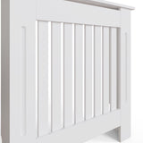 FWStyle Vertical Slat Small MDF White Radiator Cover