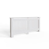 FWStyle Vertical Slat Extra Large MDF White Radiator Cover