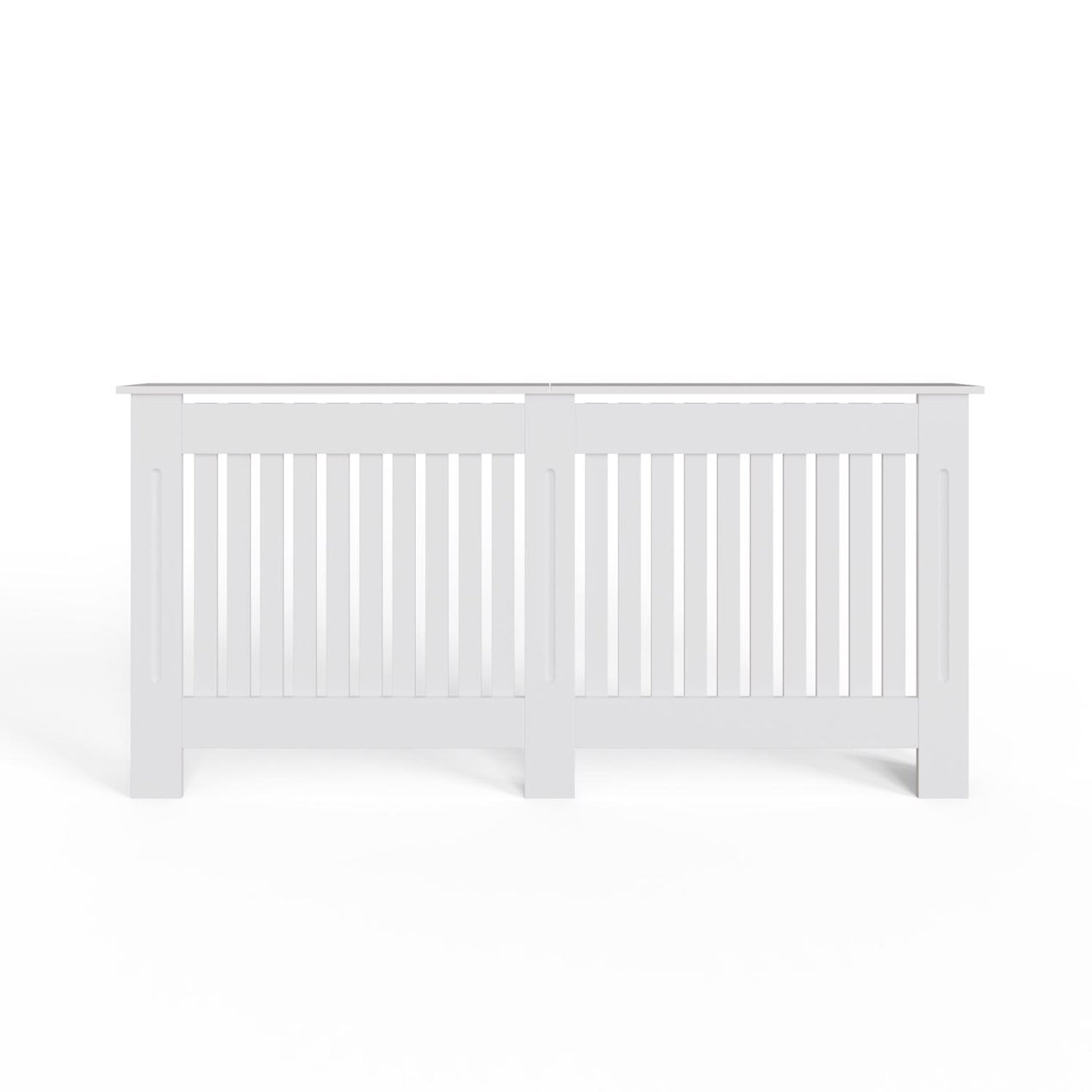 FWStyle Vertical Slat Extra Large MDF White Radiator Cover