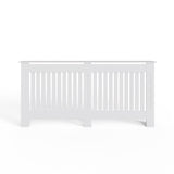 FWStyle Vertical Slat Extra Large MDF White Radiator Cover