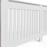 FWStyle Vertical Slat Extra Large MDF White Radiator Cover