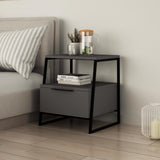 Pal Modern Nightstand Anthracite Grey