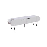 Capsule Modern TV Unit Multimedia Centre White with Storage