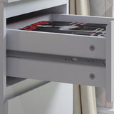 Pair Of Stora White 2 Drawer Bedside Tables