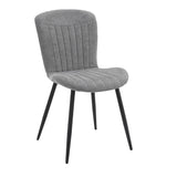 Monaco Grey Sintered Stone Dining Table With 4 Grace Grey Chairs
