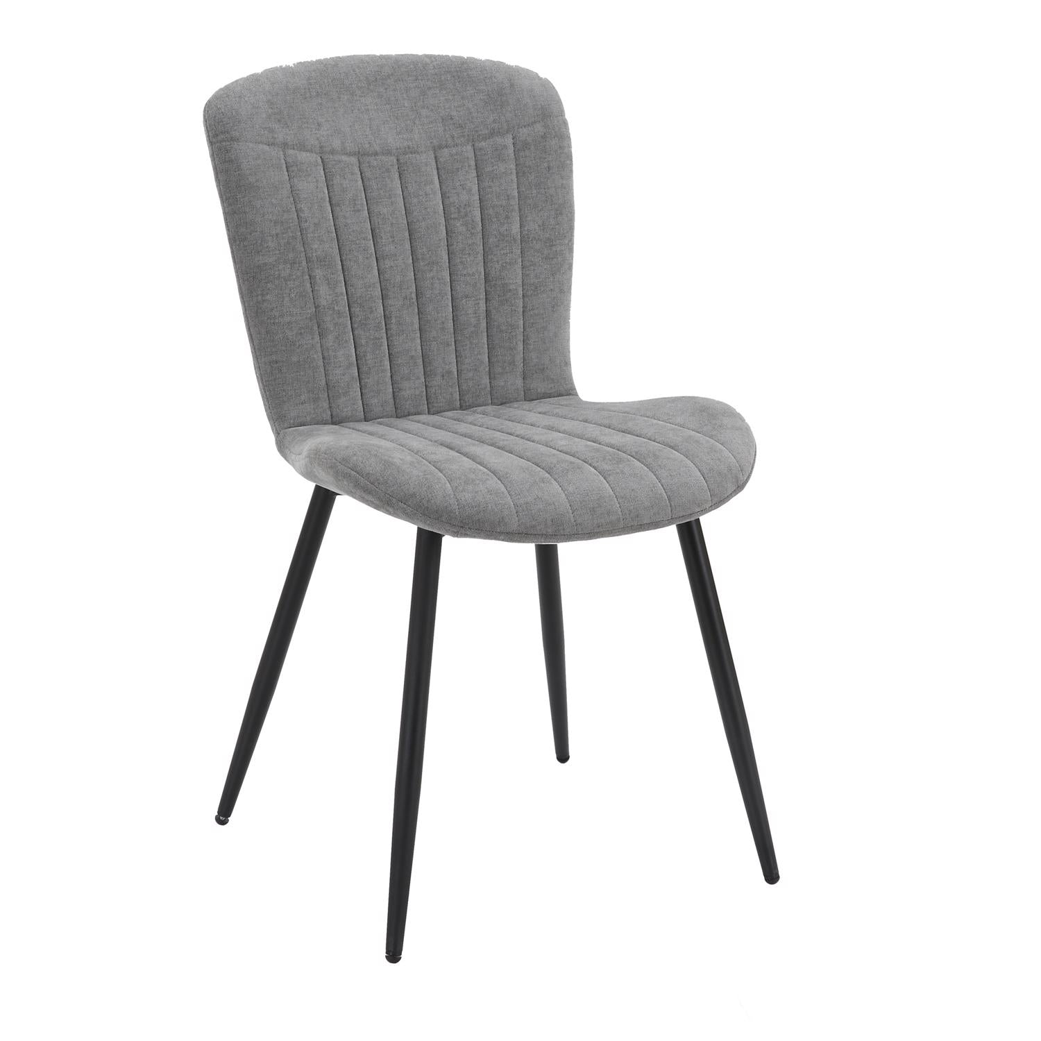Monaco Grey Sintered Stone Dining Table With 4 Grace Grey Chairs