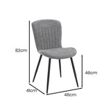Monaco Grey Sintered Stone Dining Table With 4 Grace Grey Chairs
