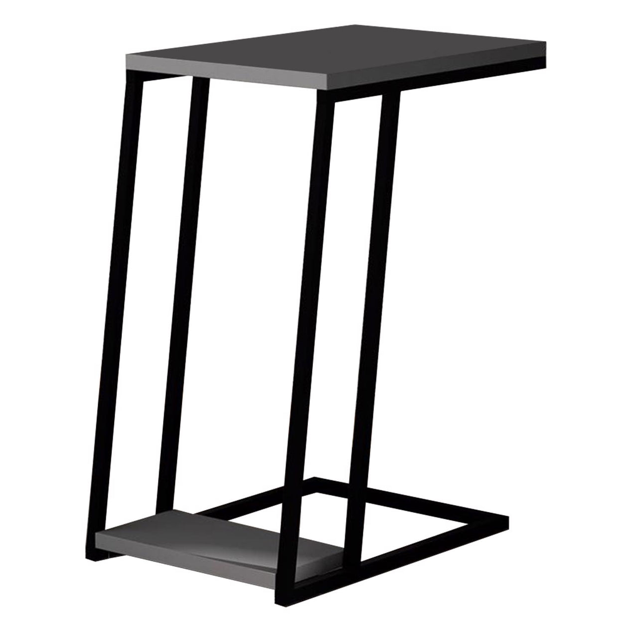 FWStyle Pal 2 Tier Anthracite Grey Sofa End Table