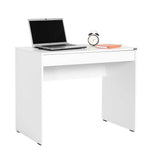 Adore Matt White Laptop Study Desk with Full Width Drawer