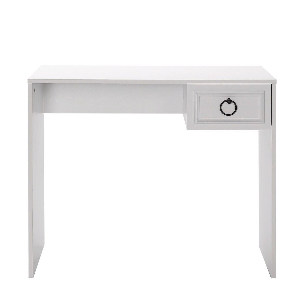 Adore Matt White Laptop Study Desk with 1 Drawer