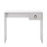 Adore Matt White Laptop Study Desk with 1 Drawer