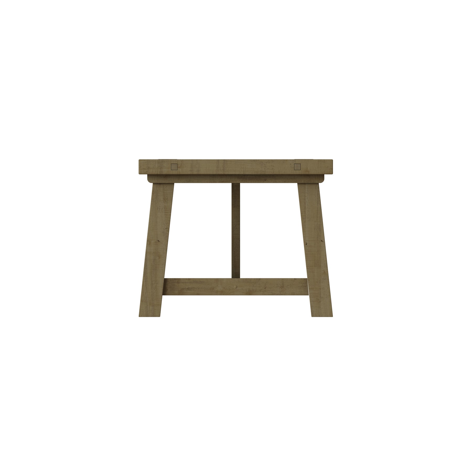 Saltash 1.6m Fixed Top Dining Table - Solid Reclaimed Natural Pine